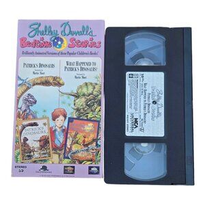 Shelley Duvalls Bedtime Stories VHS Patricks Dinosaurs Narrated By Martin Short